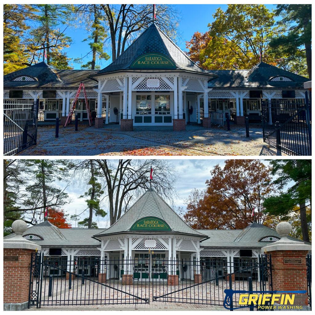 saratoga race track, saratoga new york pressure washing service